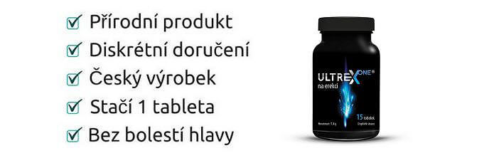 Doplněk stravy na podporu erekce Ultrex One | ErosStar.cz
