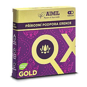 QX Gold 4 kapsuly, štartovacie balenie prírodný doplnok stravy na podporu erekcie