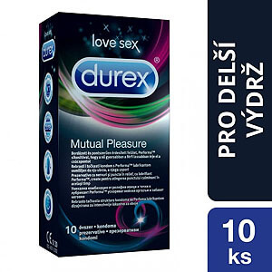 Durex Mutual Pleasure (10ks), kondómy pre spoločné vyvrcholenie