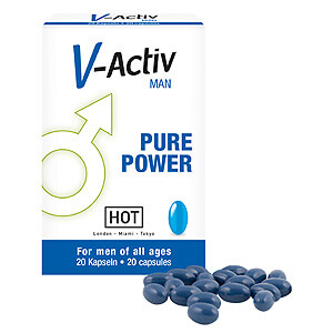 Hot V-Activ for Men 20 kapsúl, doplnok stravy na potenciu