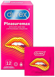 Durex PleasureMax (12 ks), vrúbkované kondómy pre jej potešenie