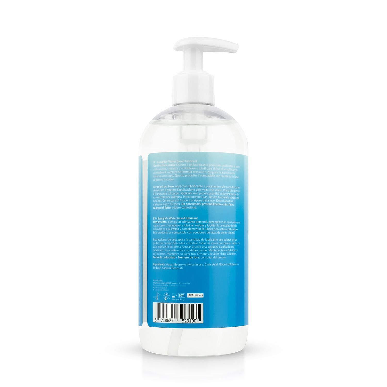 Easyglide Waterbased Lubricant (500 ml), lubrikant na vodnej báze