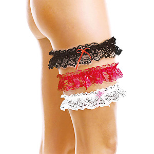 SoftLine Collection Garter (Black), elegantný podväzok