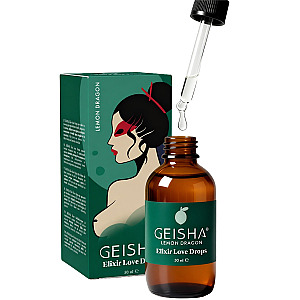 Geisha Elixir Love Drops Lemon Dragon (50 ml), hrejivé masážne kvapky