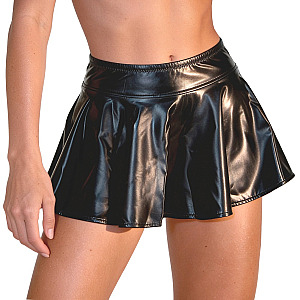 Cottelli Party Flared Skirt, rozšírená minisukňa v matnom vzhľade