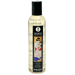 Profesionálny masážny olej Shunga Erotic Massage Oil Aphrodisia Roses 250 ml