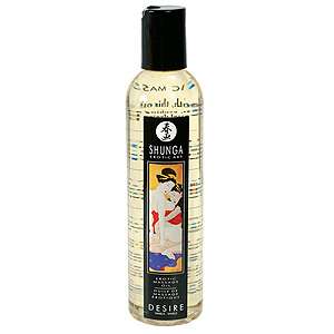 Profesionálny masážny olej Shunga Erotic Massage Oil Desire Vanilla 250 ml