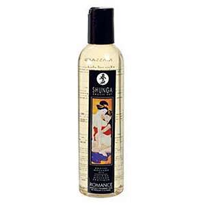 Profesionálny masážny olej Shunga Erotic Massage Oil Romance Strawberries & Champagne 250 ml