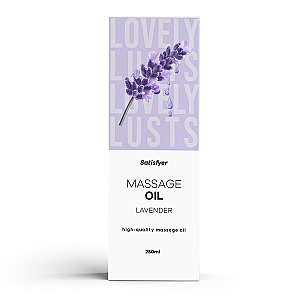 Satisfyer Massage Oil 250 ml (Lavender), levanduľový masážny olej