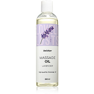 Satisfyer Massage Oil 250 ml (Lavender), levanduľový masážny olej