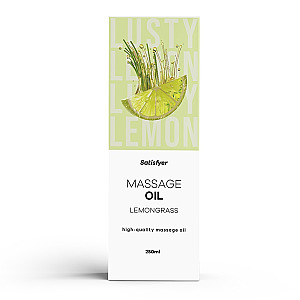 Satisfyer Massage Oil 250 ml (Lemongrass), citrónový masážny olej
