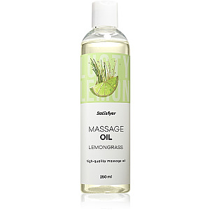 Satisfyer Massage Oil 250 ml (Lemongrass), citrónový masážny olej