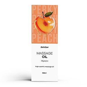 Satisfyer Massage Oil 250 ml (Peach), broskyňový masážny olej