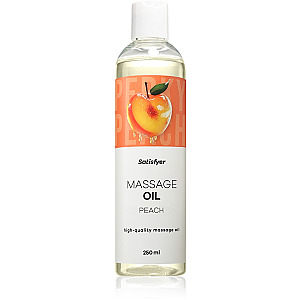 Satisfyer Massage Oil 250 ml (Peach), broskyňový masážny olej