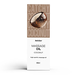 Satisfyer Massage Oil 250 ml (Coconut), kokosový masážny olej