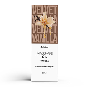 Satisfyer Massage Oil 250 ml (Vanilla), vanilkový masážny olej