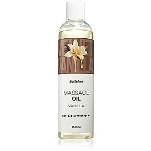 Satisfyer Massage Oil 250 ml (Vanilla), vanilkový masážny olej