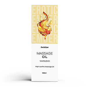 Satisfyer Massage Oil 250 ml (Warming), zahrievací masážny olej