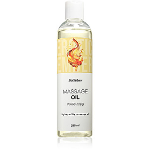 Satisfyer Massage Oil 250 ml (Warming), zahrievací masážny olej