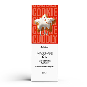 Satisfyer Massage Oil 250 ml (Christmas Cookie), vianočný masážny olej