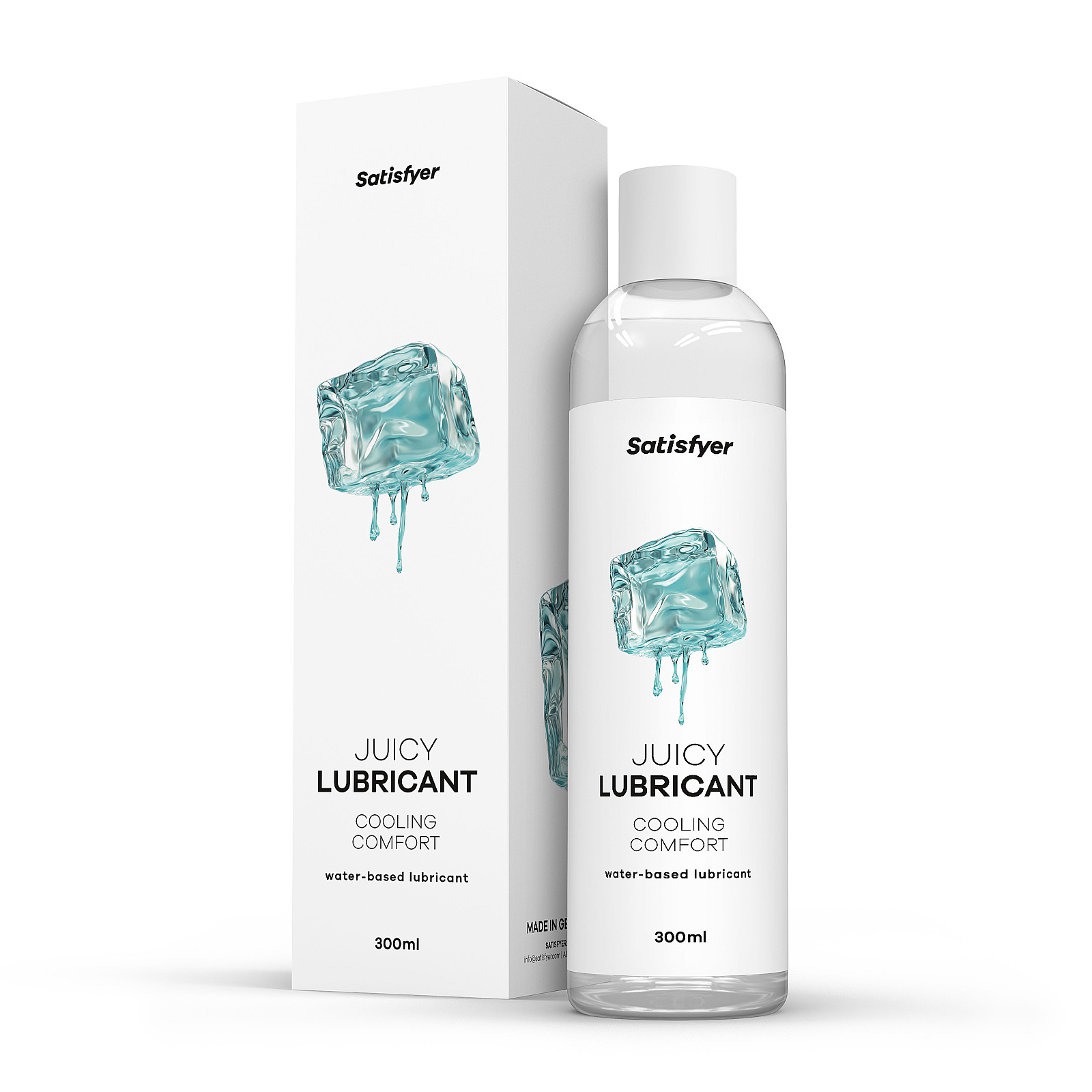 Satisfyer Juicy Lubricant 300 ml (Cooling Comfort), chladivý lubrikačný gél