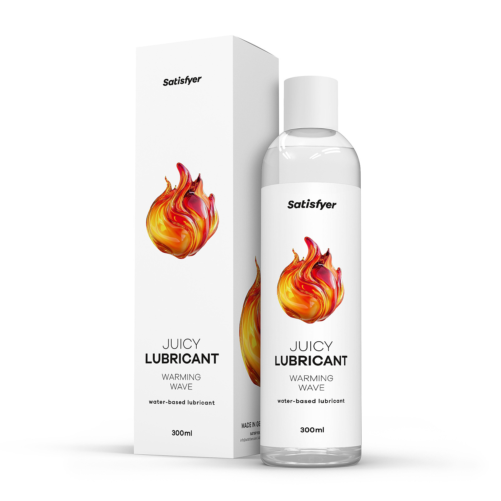 Satisfyer Juicy Lubricant 300 ml (Warm Wave), zohrievací lubrikačný gél
