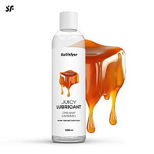Satisfyer Juicy Lubricant 300 ml (Creamy Caramel), karamelový lubrikačný gél