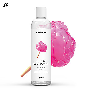 Satisfyer Juicy Lubricant 300 ml (Cotton Candy), ochutený lubrikačný gél