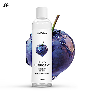 Satisfyer Juicy Lubricant 300 ml (Breezy Berry), čučoriedkový lubrikačný gél