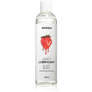 Satisfyer Juicy Lubricant 300 ml (Blast Berry), jahodový lubrikačný gél