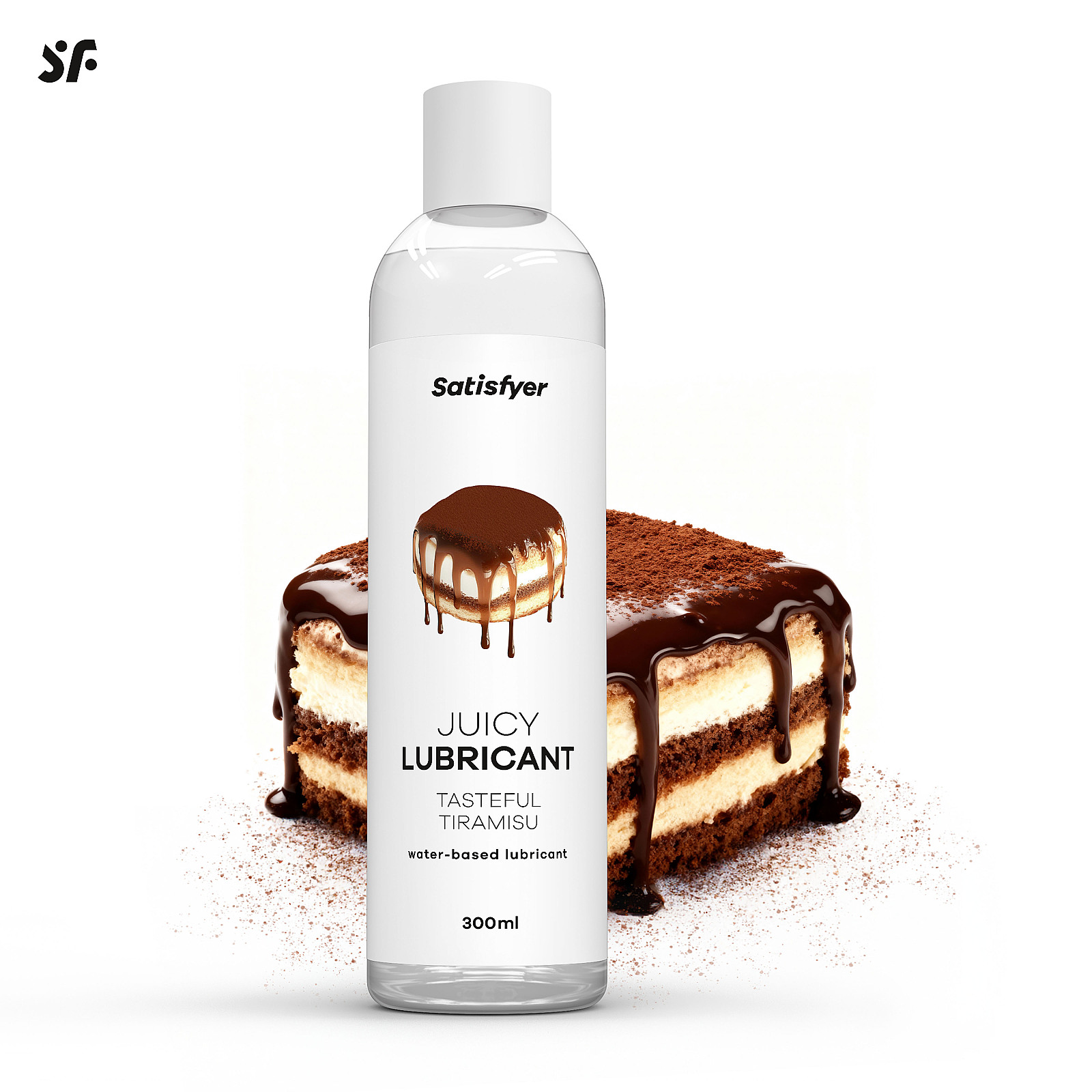 Satisfyer Juicy Lubricant 300 ml (Tasteful Tiramisu), tiramisu lubrikačný gél