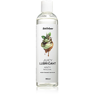 Satisfyer Juicy Lubricant 300 ml (Minty Mocha), mätovo-mocha lubrikačný gél