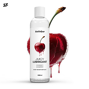Satisfyer Juicy Lubricant 300 ml (Cheeky Cherry), čerešňový lubrikačný gél