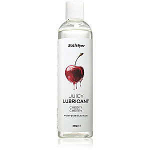 Satisfyer Juicy Lubricant 300 ml (Cheeky Cherry), čerešňový lubrikačný gél