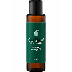 Geisha Sensual Massage Oil Lemon Dragon (200 ml), zmyselný masážny olej