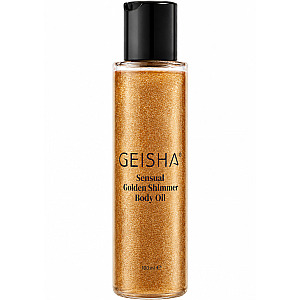 Geisha Golden Shimmer Body Oil (100 ml), rozjasňujúci telový olej