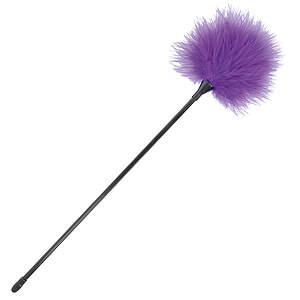 Darkness Purple Feather - fialové šimrací pierko 42 cm