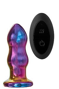 Glamour Glass Remote Vibe Curved Plug (10,5 cm)