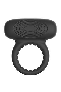 RAMROD Classic Vibe Cockring (Black), vibračný krúžok na penis
