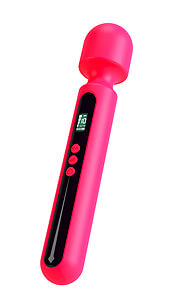 Pink Sunset Wand Vibrator, masážny vibrátor s displejom