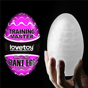 Lovetoy Giant Egg (Grind Ripples), mužský masturbátor