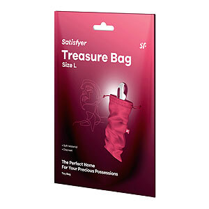 Satisfyer Treasure Bag L (Pink), ochranná taška na hračky