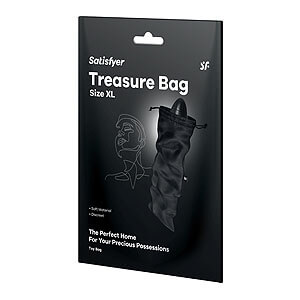 Satisfyer Treasure Bag XL (Black), ochranná taška na hračky