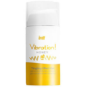 Intt Vibration! Tingling Gel (Honey), gél na stimuláciu pier a klitorisu