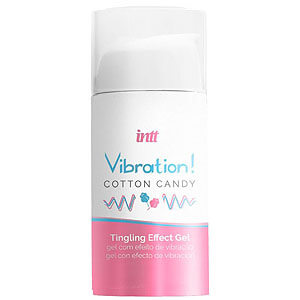 Intt Vibration! Tingling Gel (Cotton Candy NEW), gél na stimuláciu pier a klitorisu