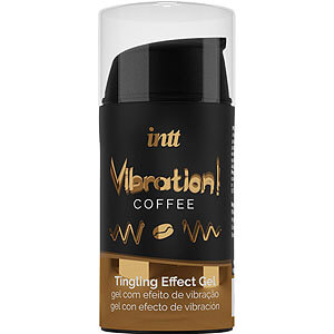 Intt Vibration! Tingling Gel (Coffee), gél na stimuláciu pier a klitorisu