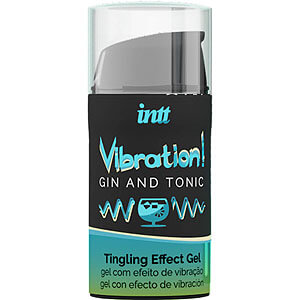 Intt Vibration! Tingling Gel (Gin & Tonic), gél na stimuláciu pier a klitorisu