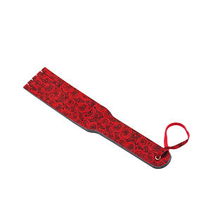 Liebe Seele Ukiyo-e Luxury Paddle (Red Rosy), sexy kožené pádlo