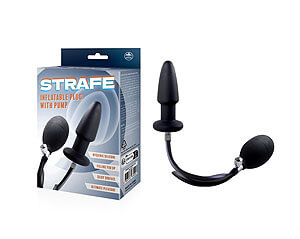 NMC Strafe Inflatable Plug 1 (Black), nafukovací análny kolík