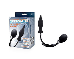 NMC Strafe Inflatable Plug 2 (Black), nafukovací análny kolík